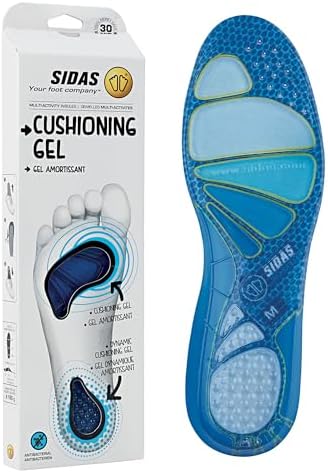 Vue 3 de Semelles Cushioning Gel Semelles