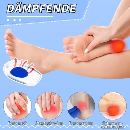 Vue 2 de Paires Talonnettes En Gel