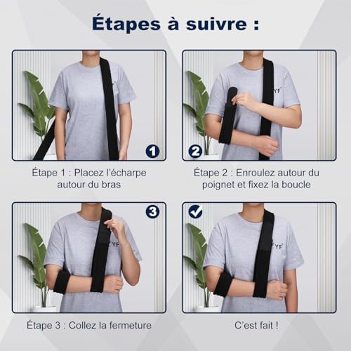 Vue 4 de Yf Echarpe De Bras