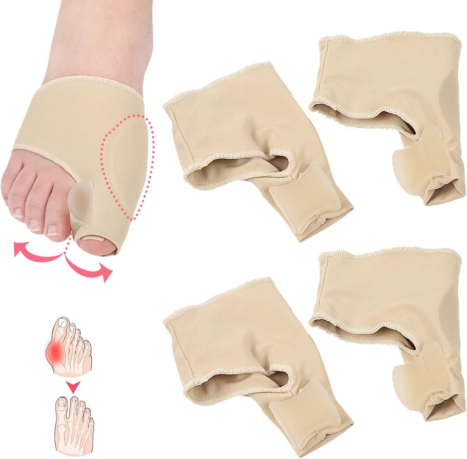 Vue 7 de Epitact Orthese Hallux Valgus