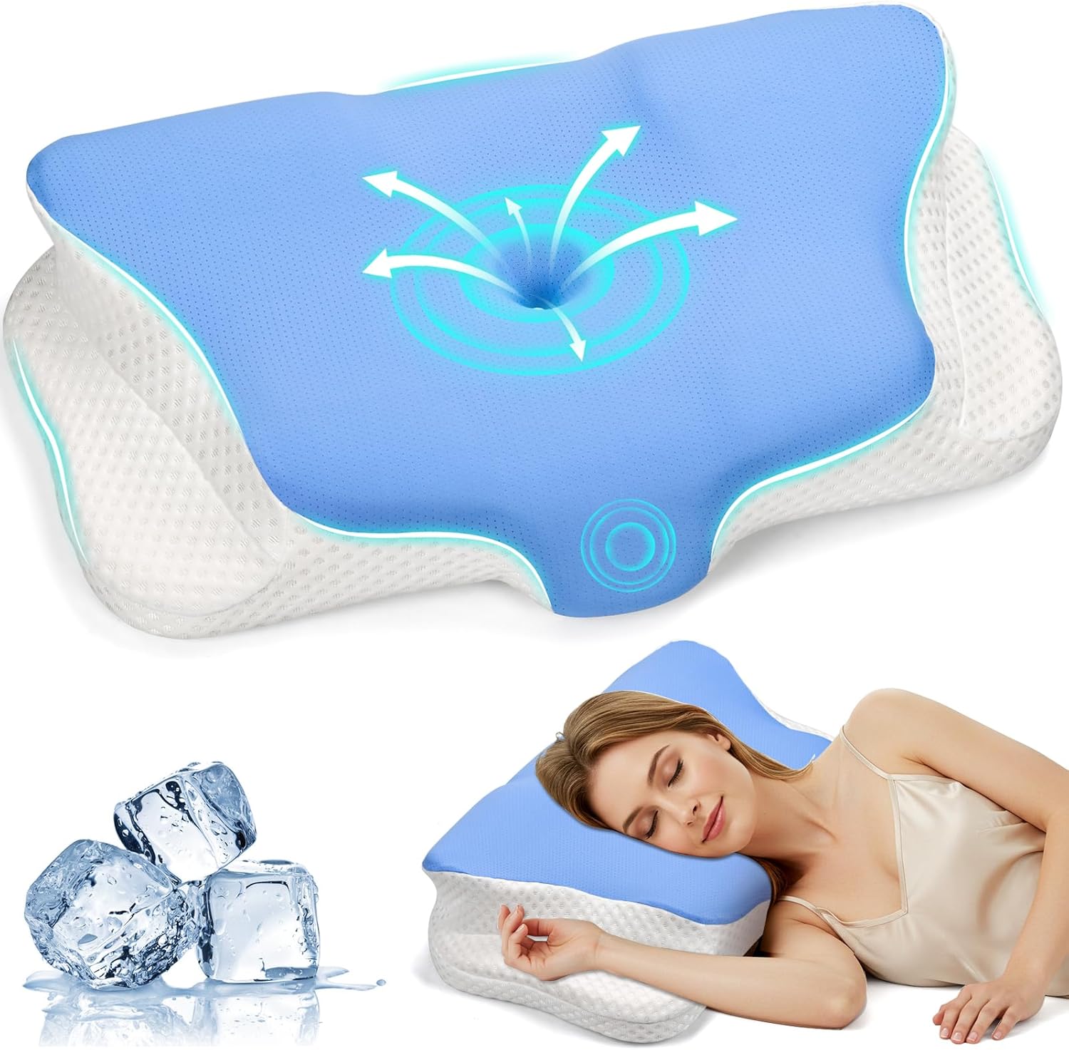 Ehomfory Oreiller Ergonomique Cervical