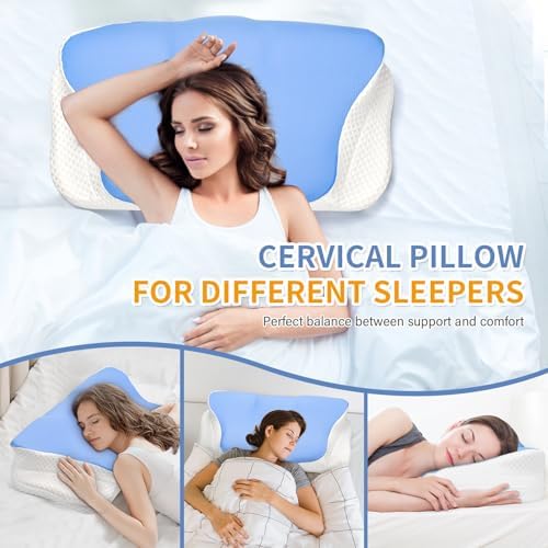 Vue 6 de Ehomfory Oreiller Ergonomique Cervical