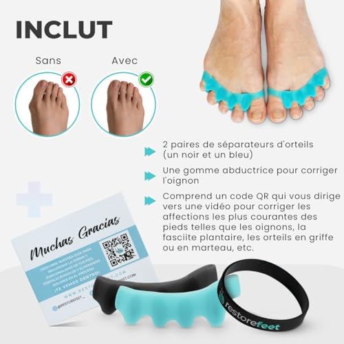 Vue 2 de Correcteur Hallux Valgus Separateur