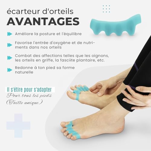 Vue 3 de Correcteur Hallux Valgus Separateur
