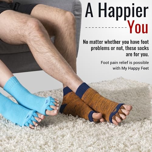 Vue 3 de Happy Feet Chaussettes Originales