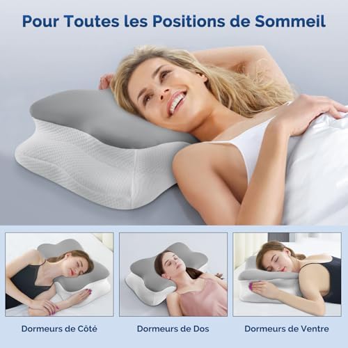 Vue 5 de Coussin Memoire De Formeoreiller