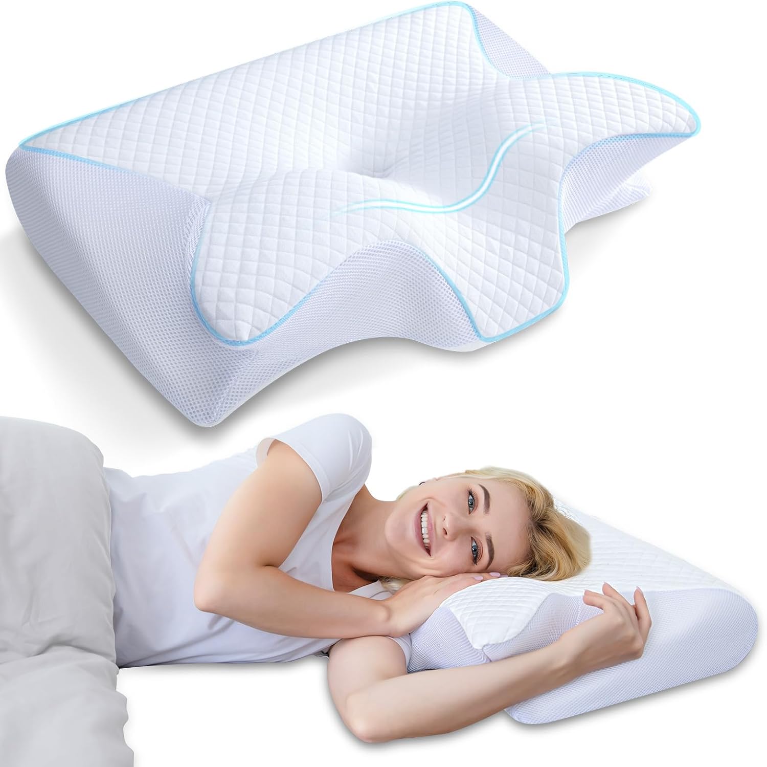 Homca Oreiller Ergonomique Cervical