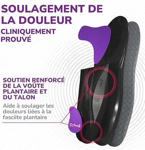 Vue 4 de Scholl Inbalance Semelles Orthopediques