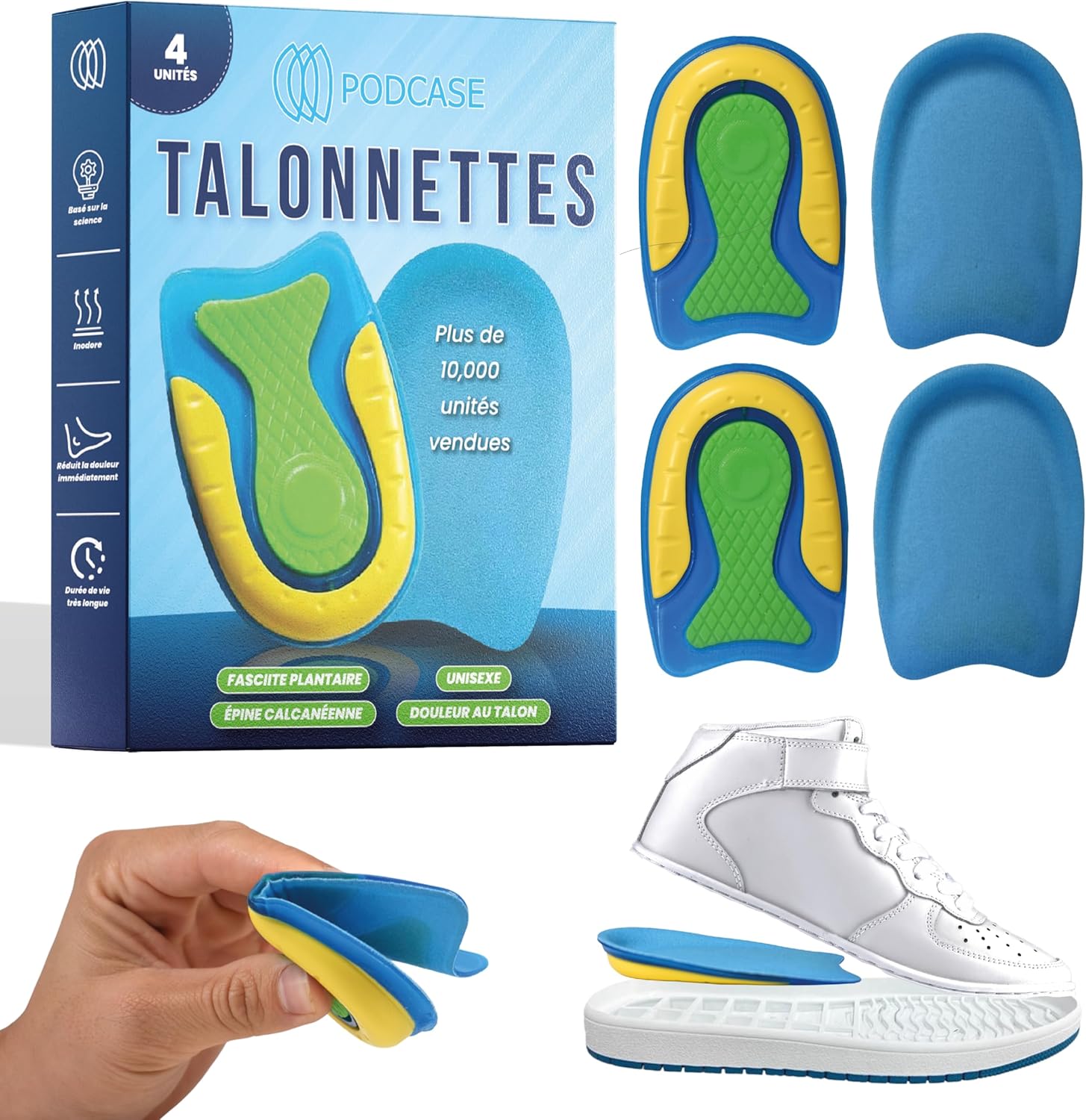 Paires De Talonnettes Pour