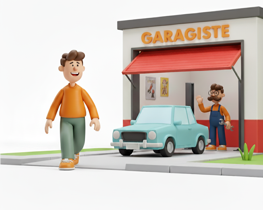 Artisan garagiste professionnel