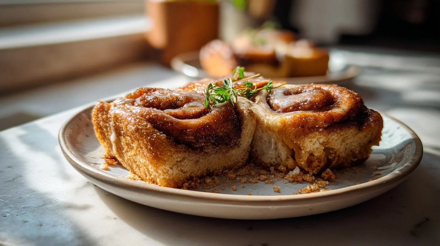 Soft Sourdough Cinnamon Roll Blondies