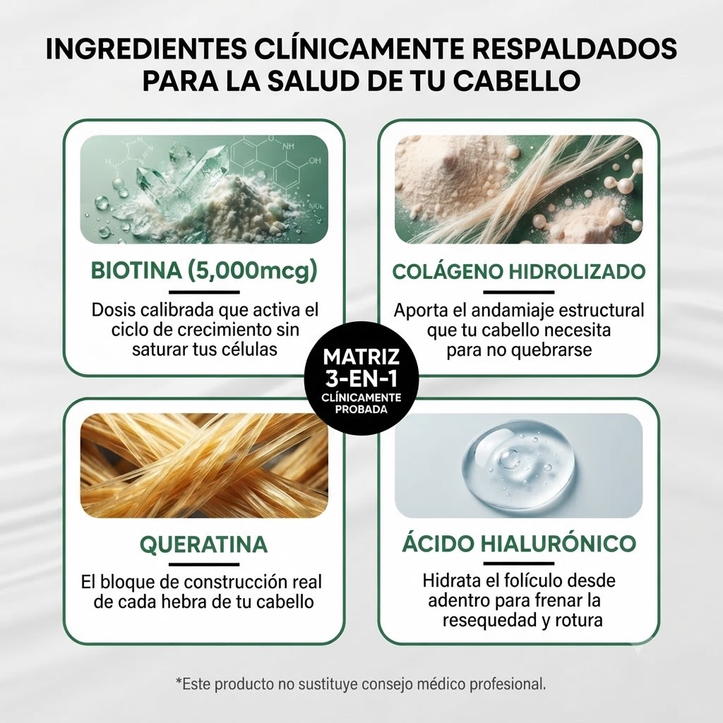 Fórmula Avanzada Biotina MAX+ Colágeno
