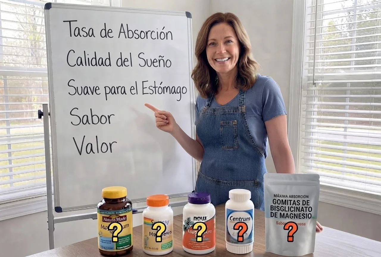 Comparación de magnesio