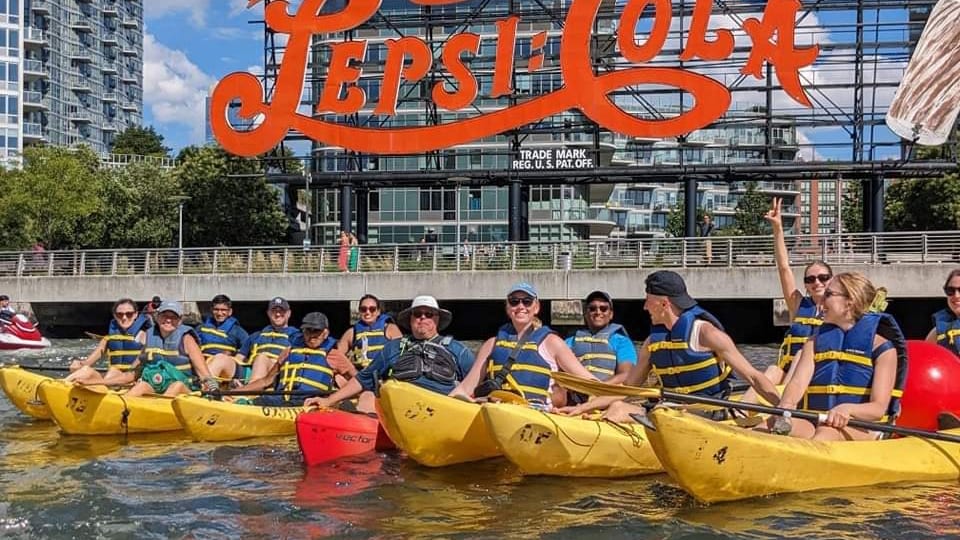 Rowing at Anable Basin with the East River Crew