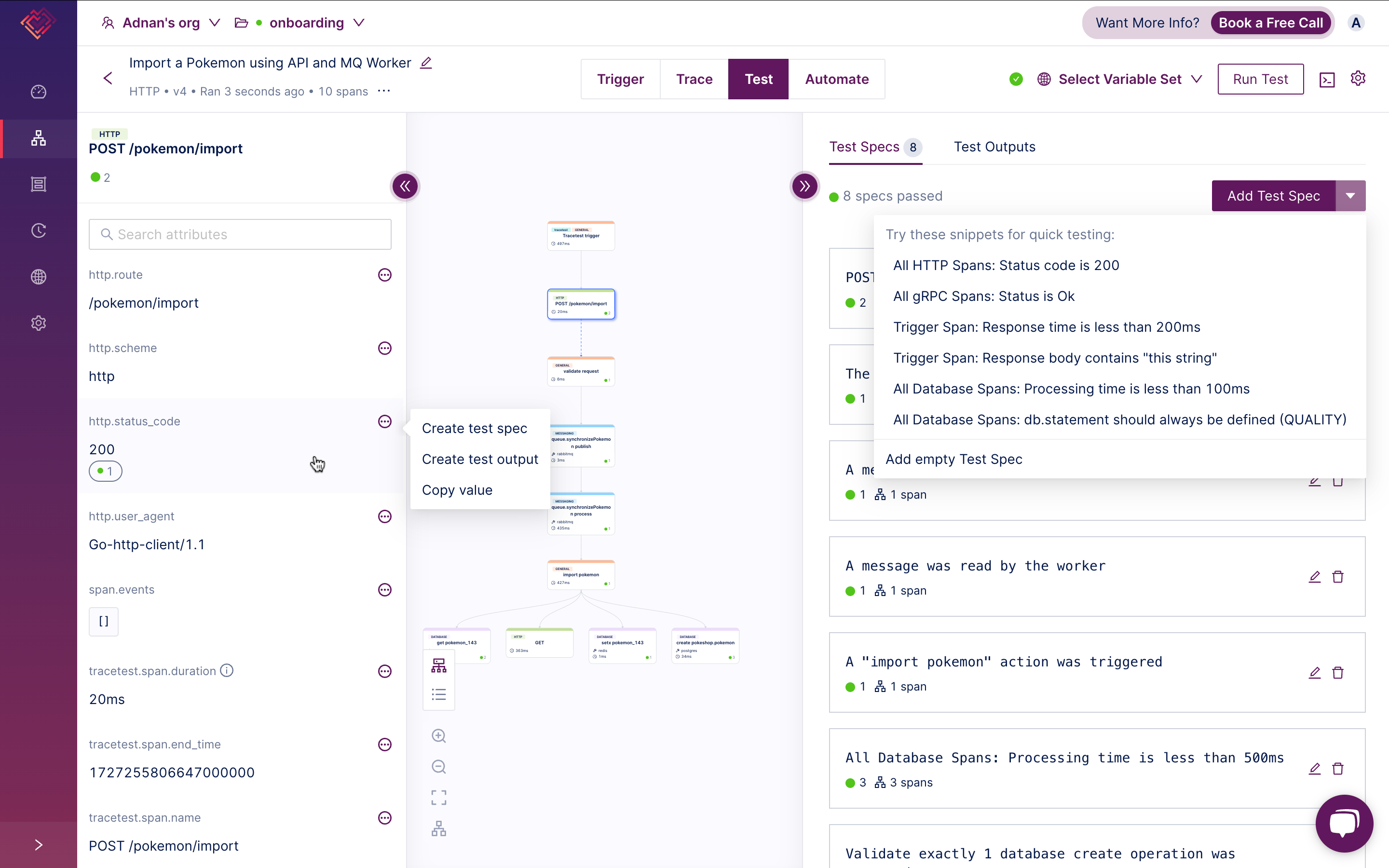 add assertion visually 1