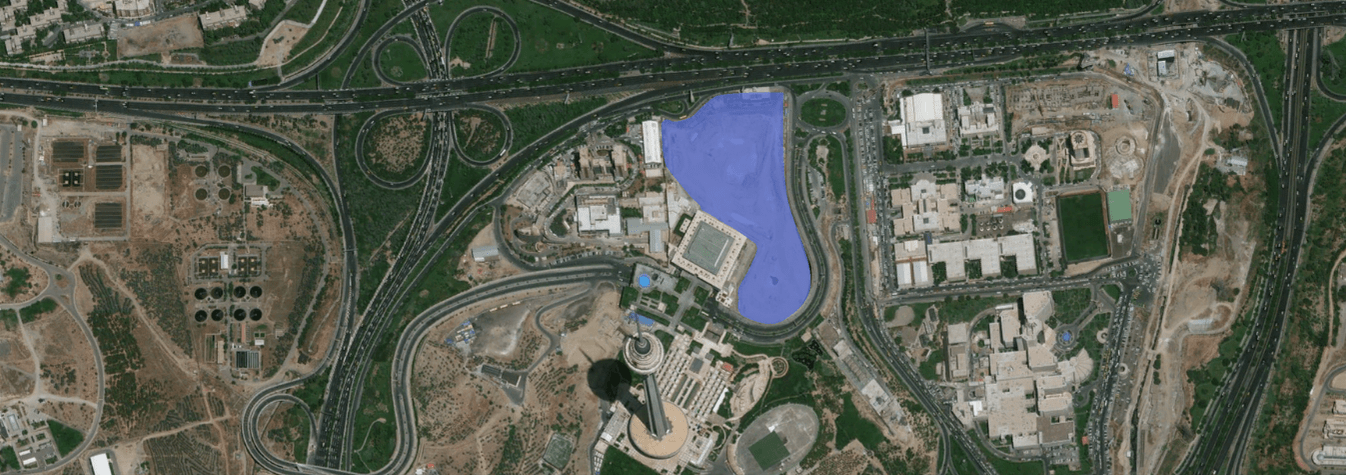 Milad Tower site plan