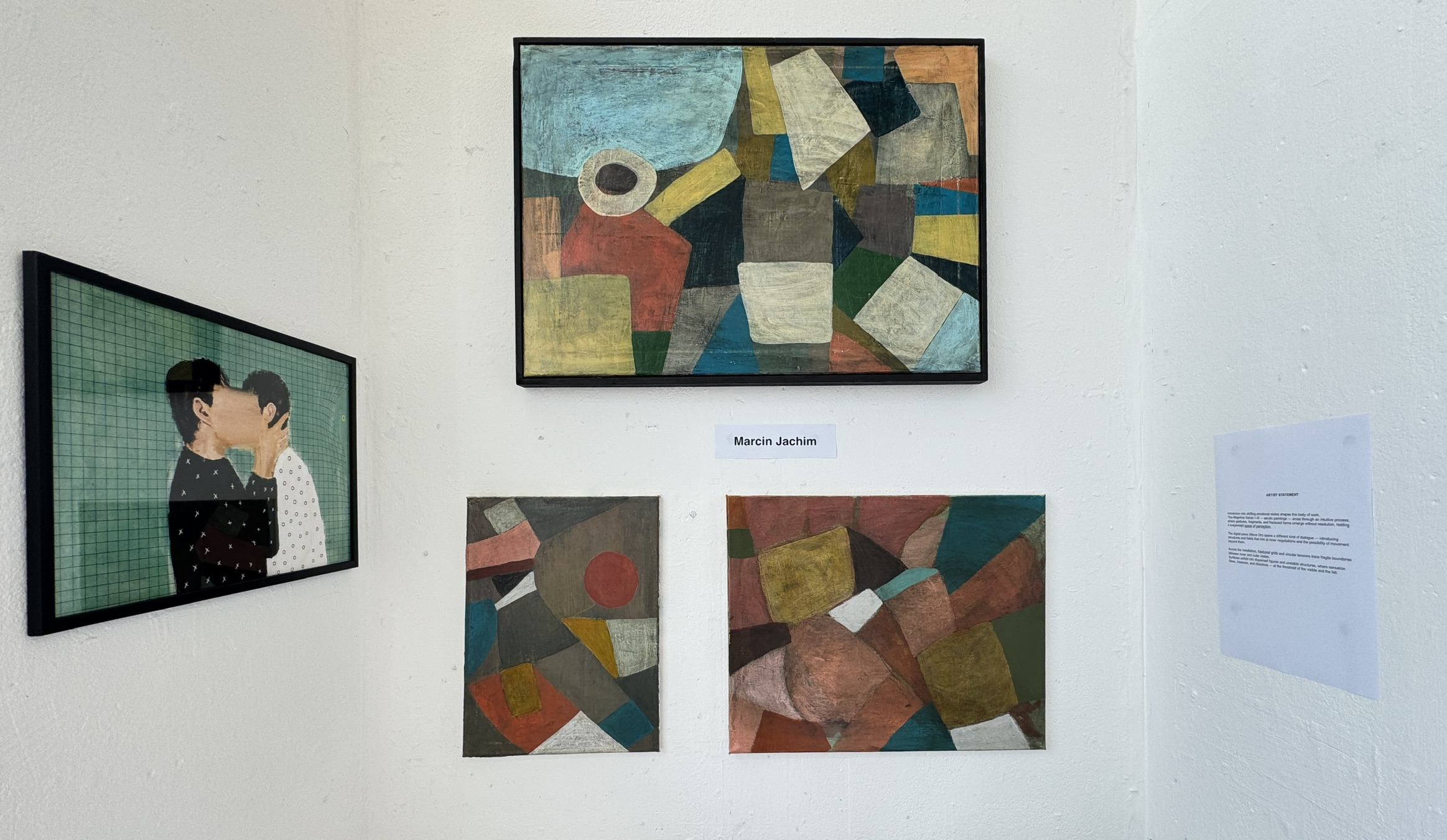 Windows — installation view, NCAD First-Year Exhibition, 2025