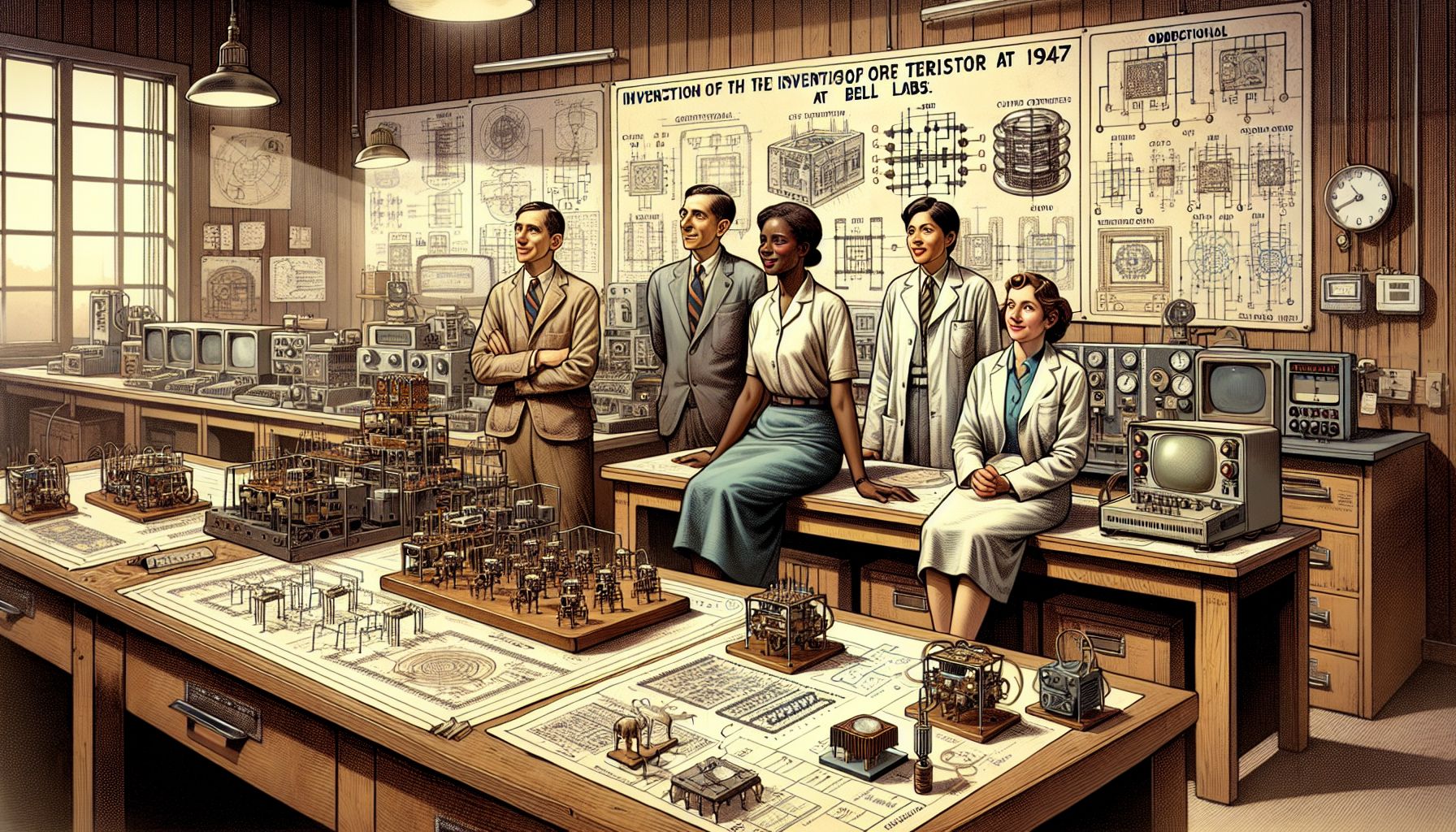 Unveiling the Birth of Transistor at Bell Labs, 1947