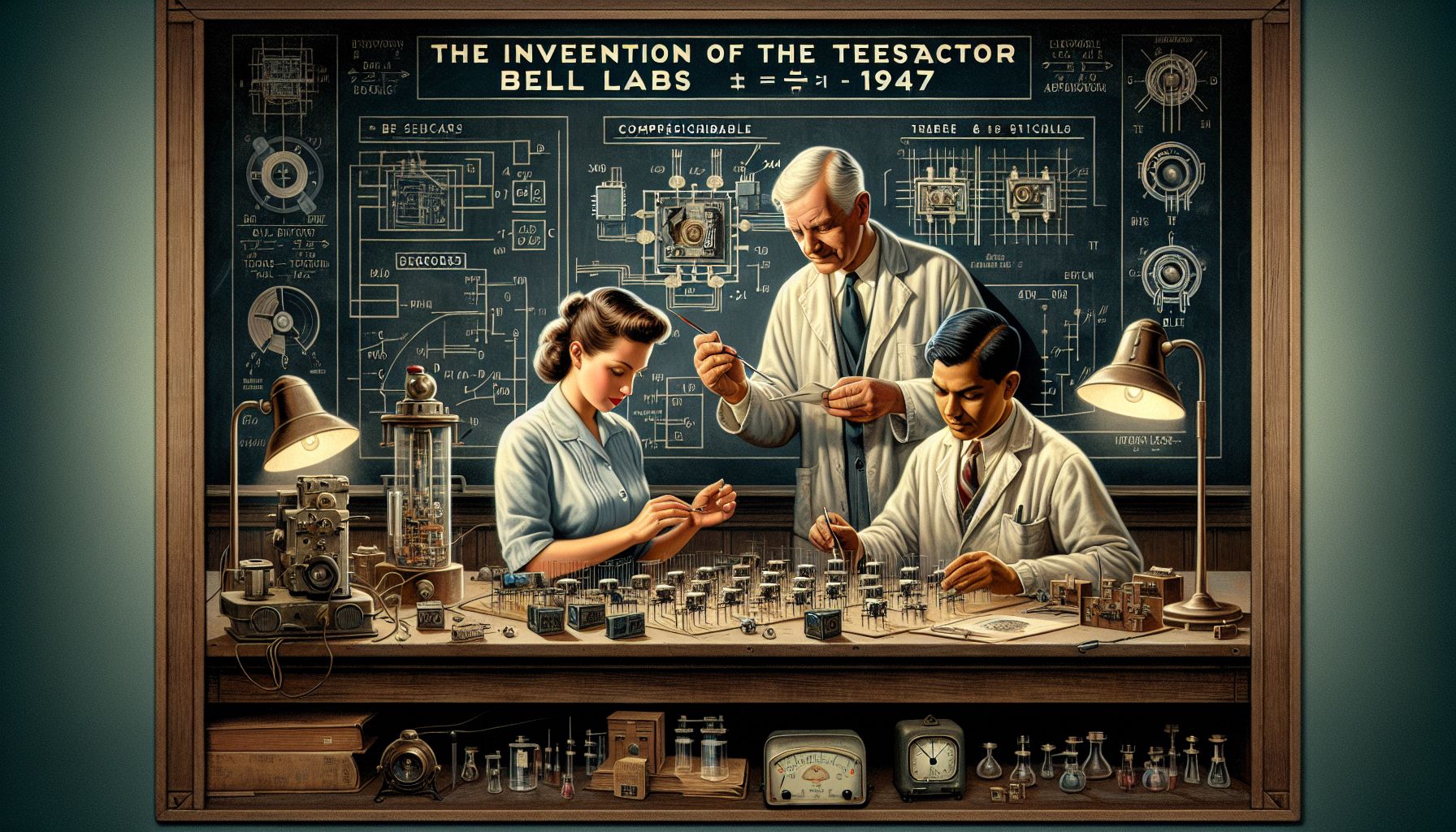 Unveiling the birth of the transistor, 1947.