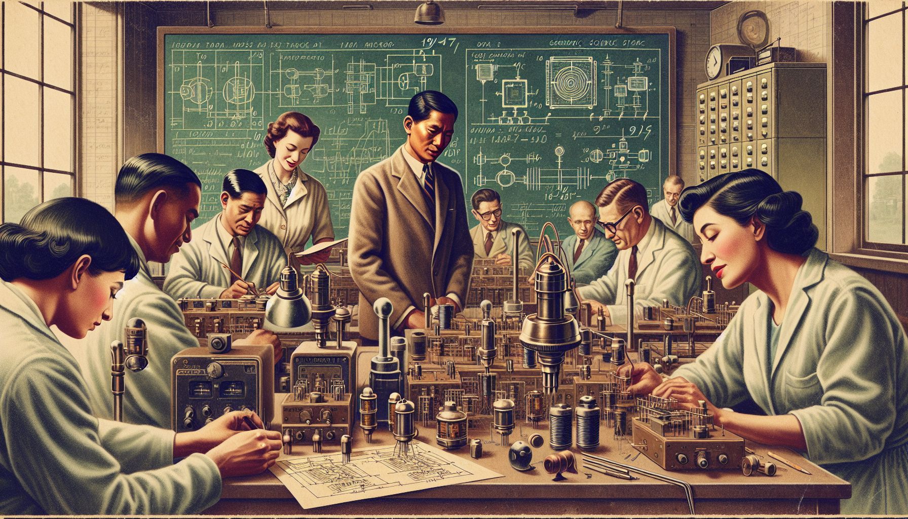 Discovering Transistor's Genesis at Bell Labs, 1947.
