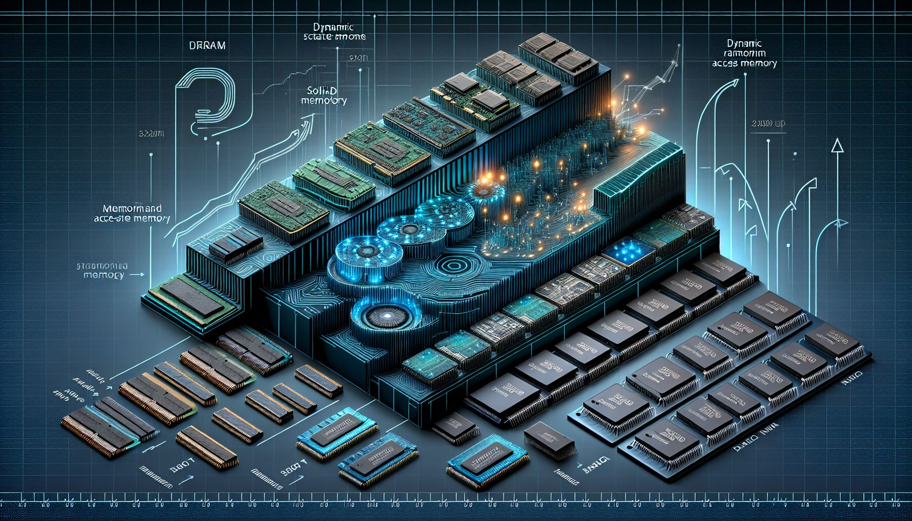 Exploring the Evolution of DRAM and Solid-State Memory