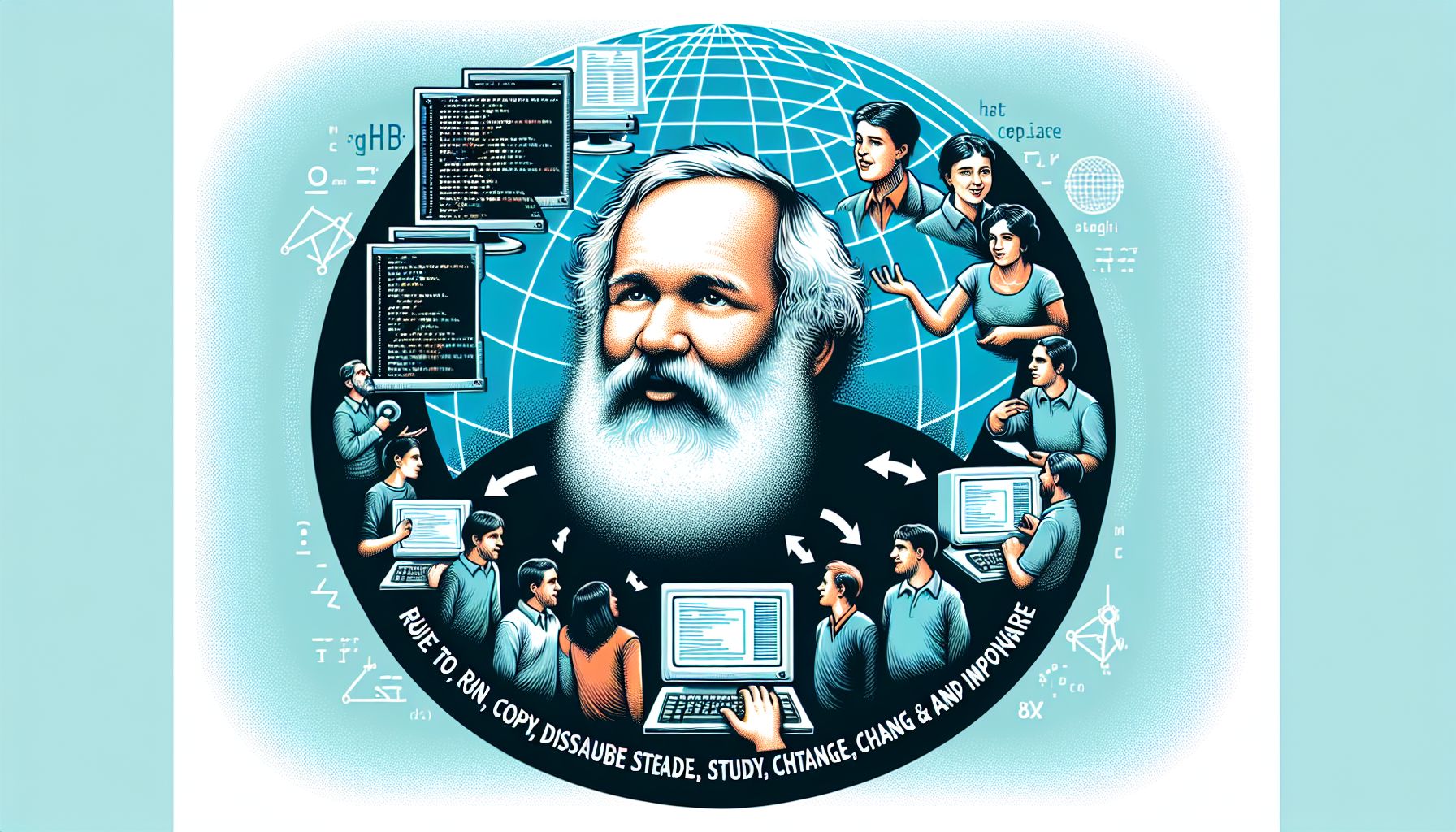 Richard Stallman Igniting the Free Software Revolution, 1983