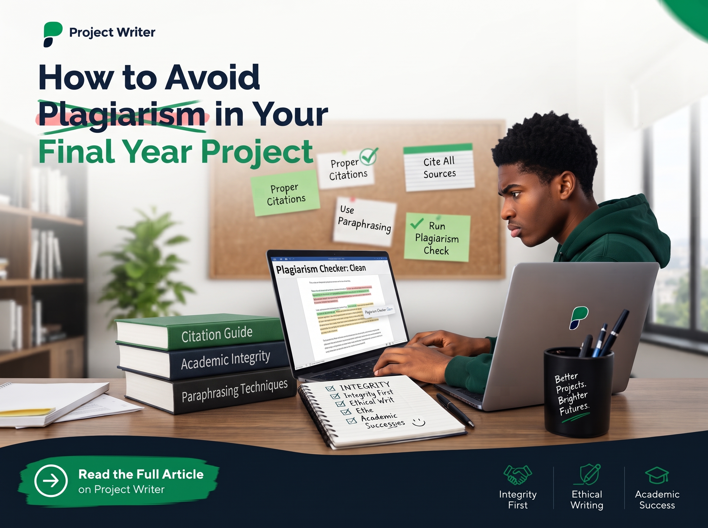 How to avoid plagiarism in your final year project image