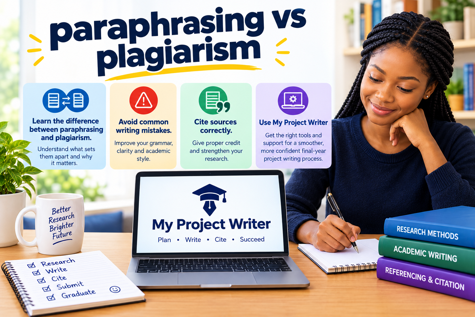 Paraphrasing vs Plagiarism: What Every Final Year Student Needs to Know When Writing a Project