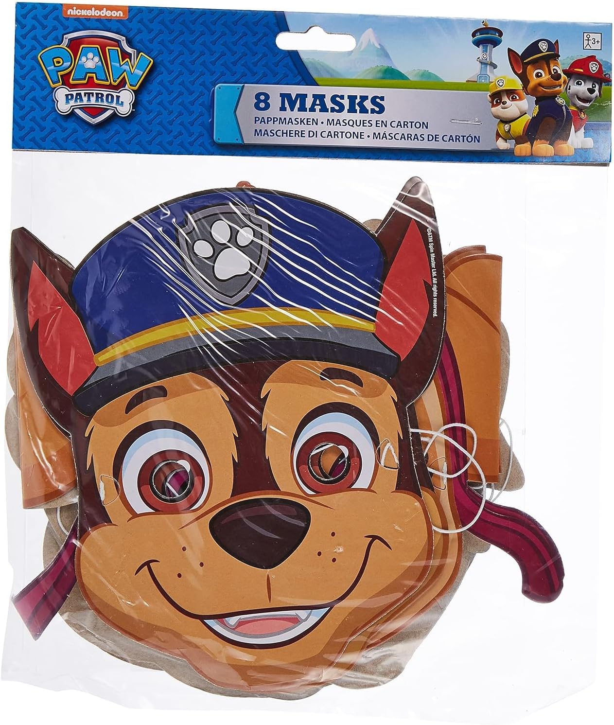 Masque Papier Pat Patrouille