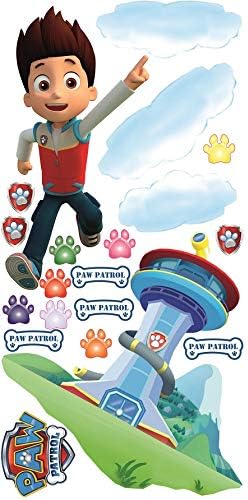 Vue 2 de Stickers Muraux Pat Patrouille