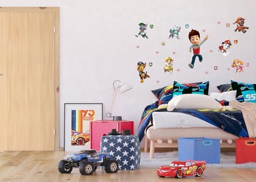 Vue 3 de Stiker Mural Pat Patrouille