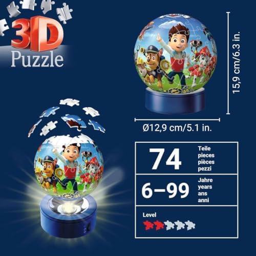 Vue 5 de Puzzle Ball Pat Patrouille