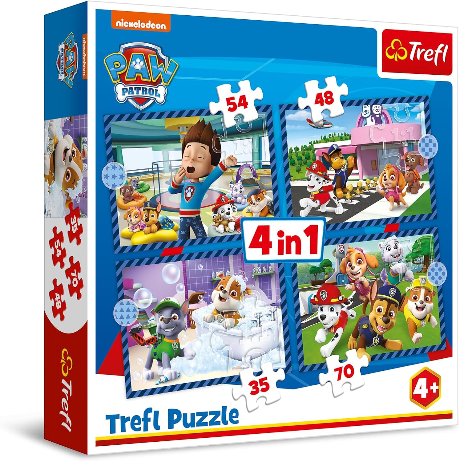 4 Puzzle Pat Patrouille