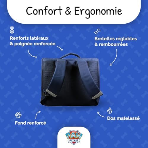 Vue 4 de Cartable Primaire Pat Patrouille