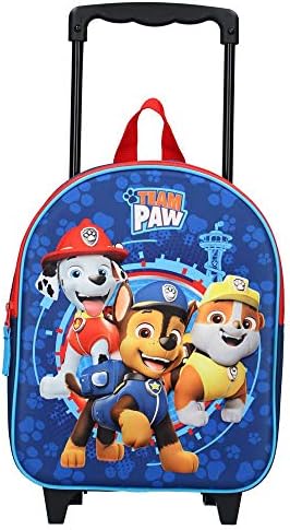 Vue 2 de Sac Roulettes Pat Patrouille