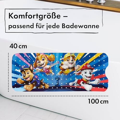 Vue 2 de Tapis Bain Pat Patrouille