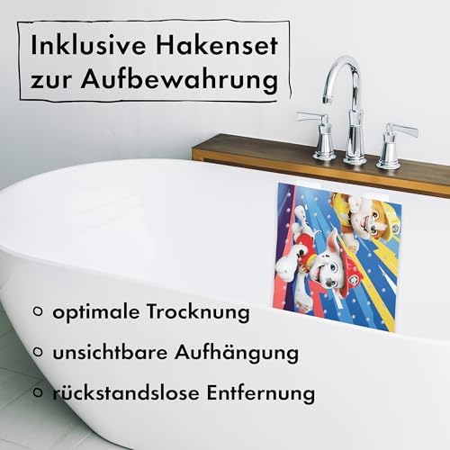 Vue 3 de Tapis Bain Pat Patrouille