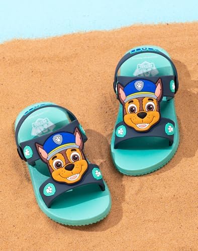 Vue 2 de Claquettes Plage Pat Patrouille