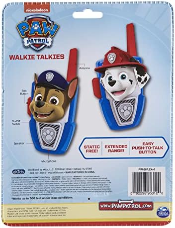 Vue 4 de Talkie Walkie Pat Patrouille