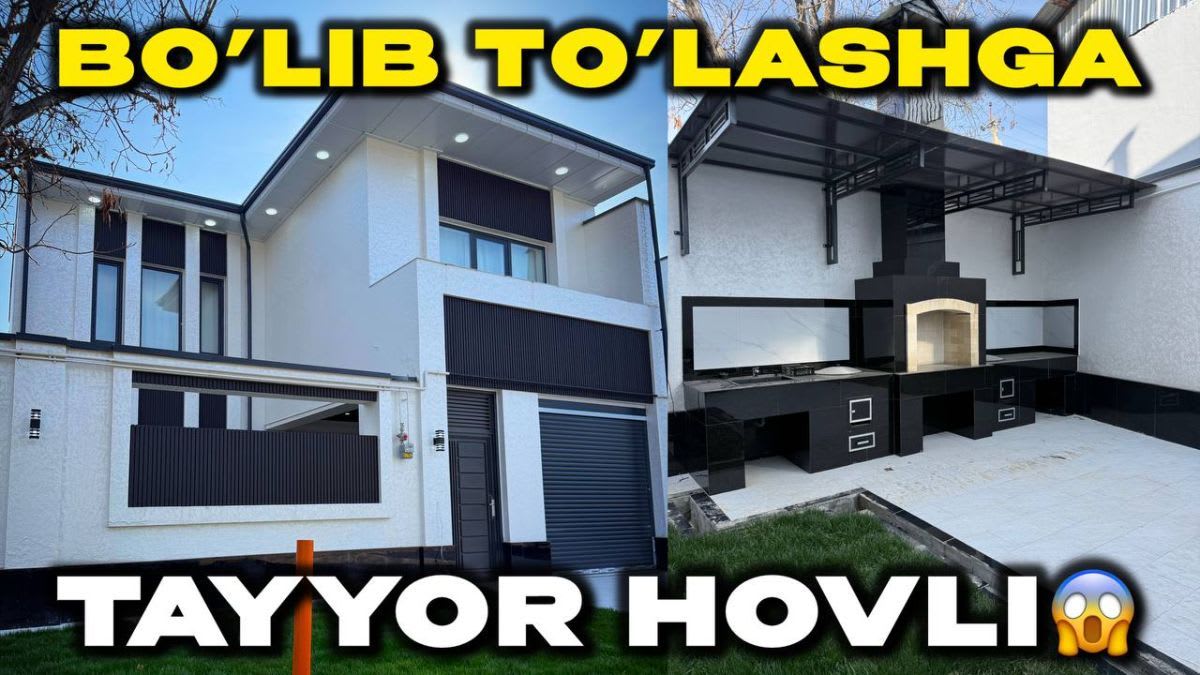 Bo'lib to'lashga tayyor hovli 2.6 sotix mebellari bilan