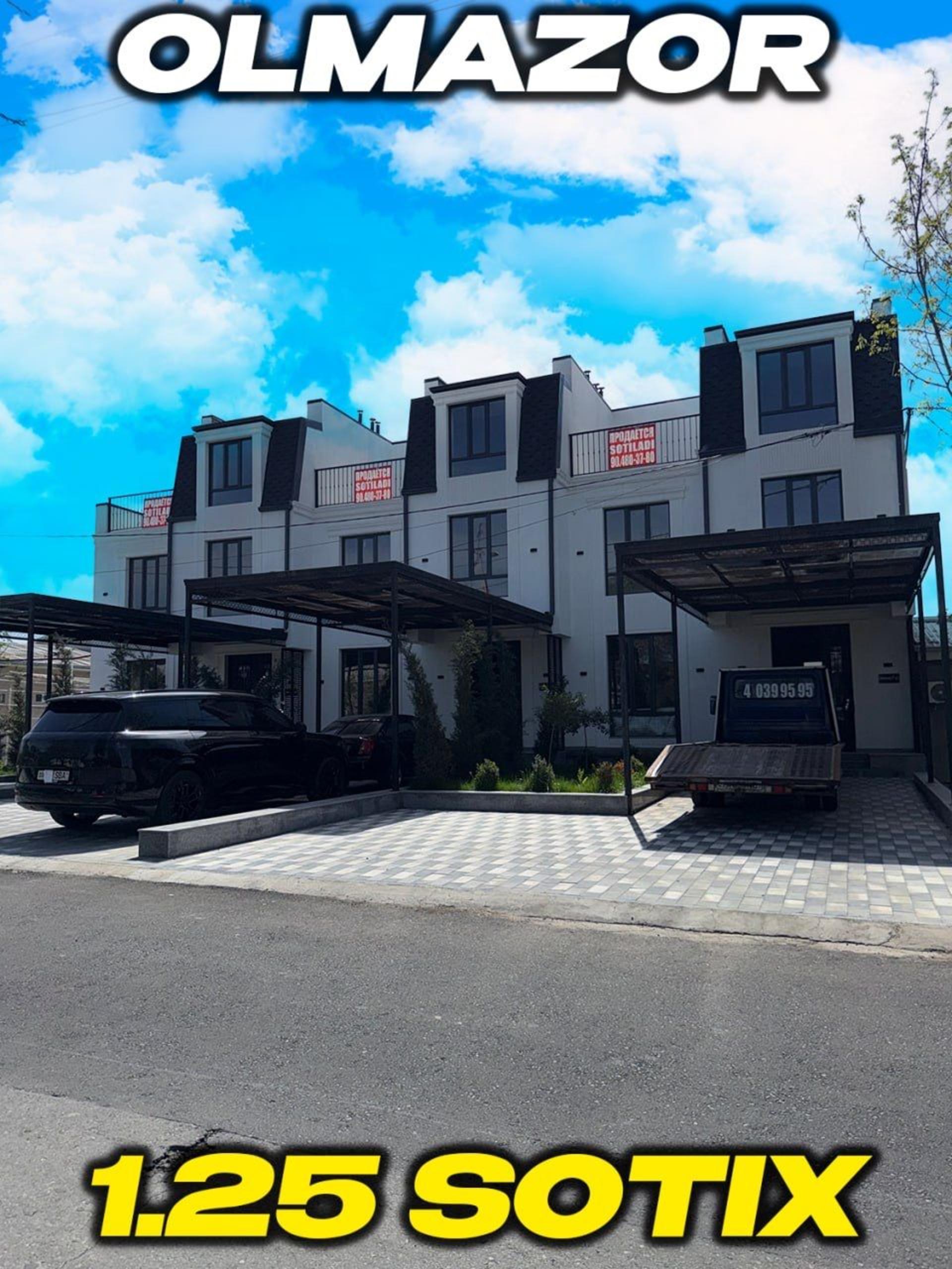 Olmazor tumanidan 1,25 sotihli kotej uy sotiladi