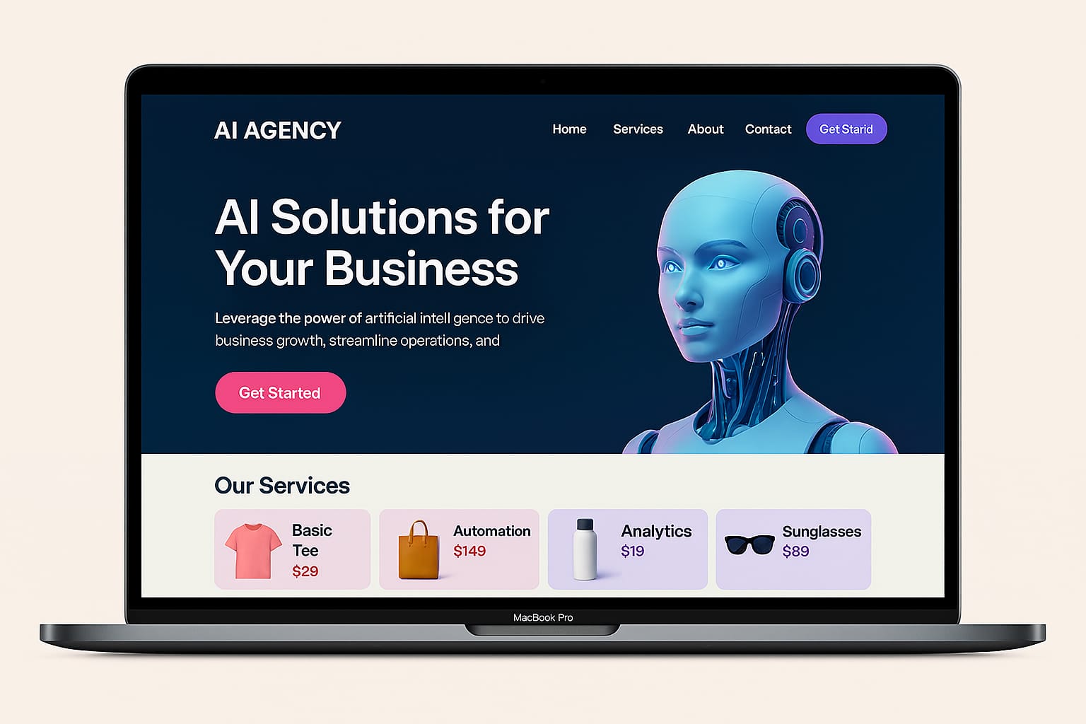 ORACLE — Agency Website Template