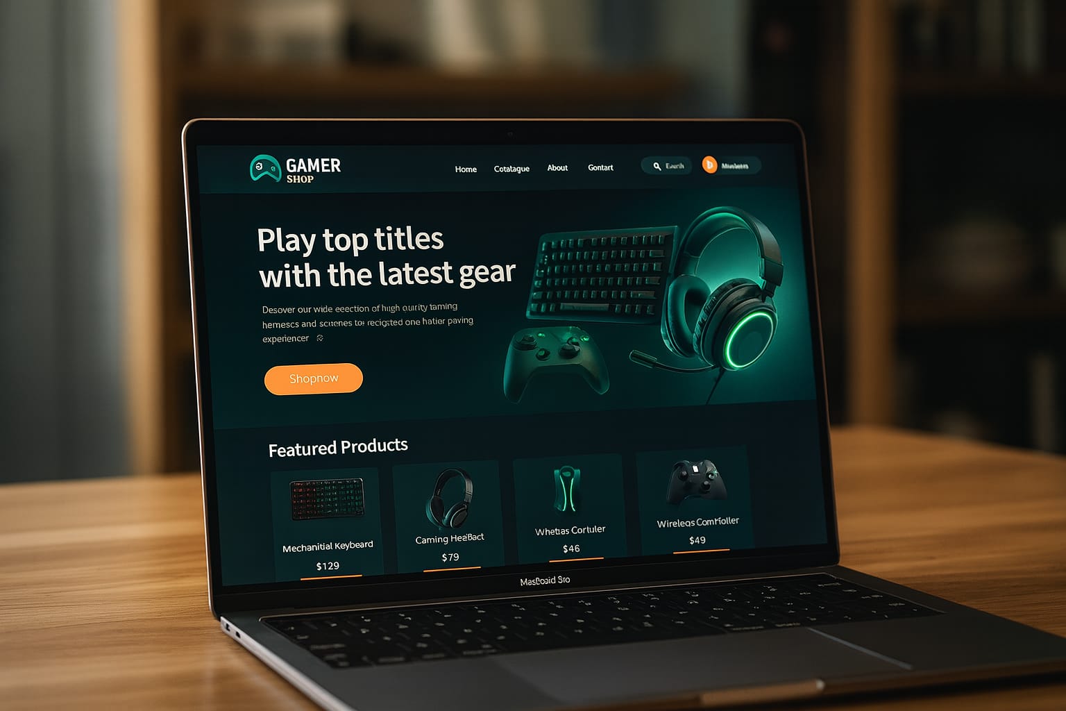 PIXEL RAID — Retro Style Website Template