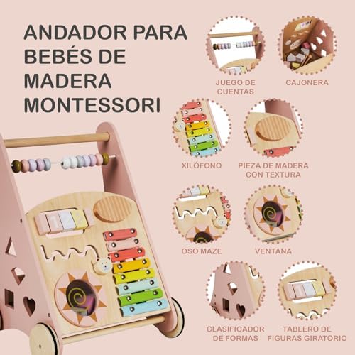 Vue 2 de Buddy Baby Montessori Deambulateur