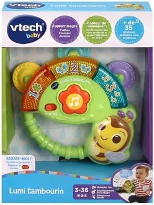 Vue 3 de Vtech Lumi Tambourin Instrument