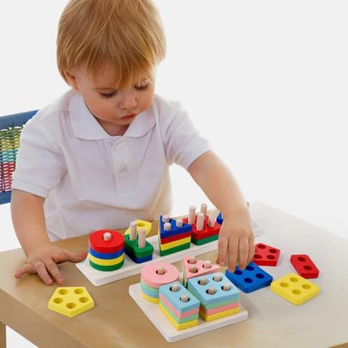 Vue 5 de Qhflashbuy Jouets Montessori