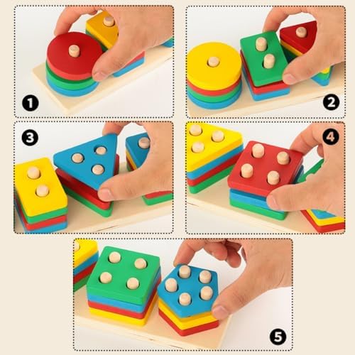 Vue 7 de Qhflashbuy Jouets Montessori