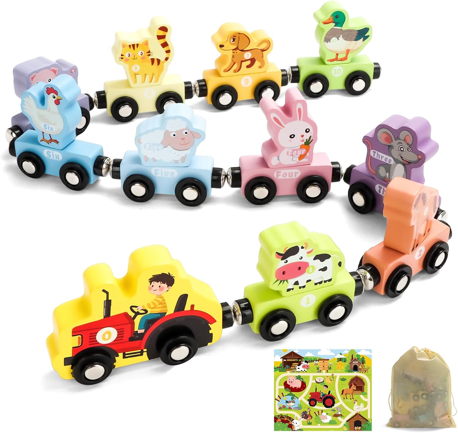 Train Montessori En Bois