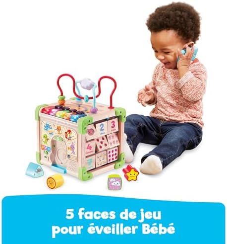 Vue 3 de Vtech Cube Nature Interactif