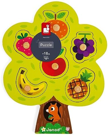 Vue 2 de Janod Puzzle Arbre Gourmand